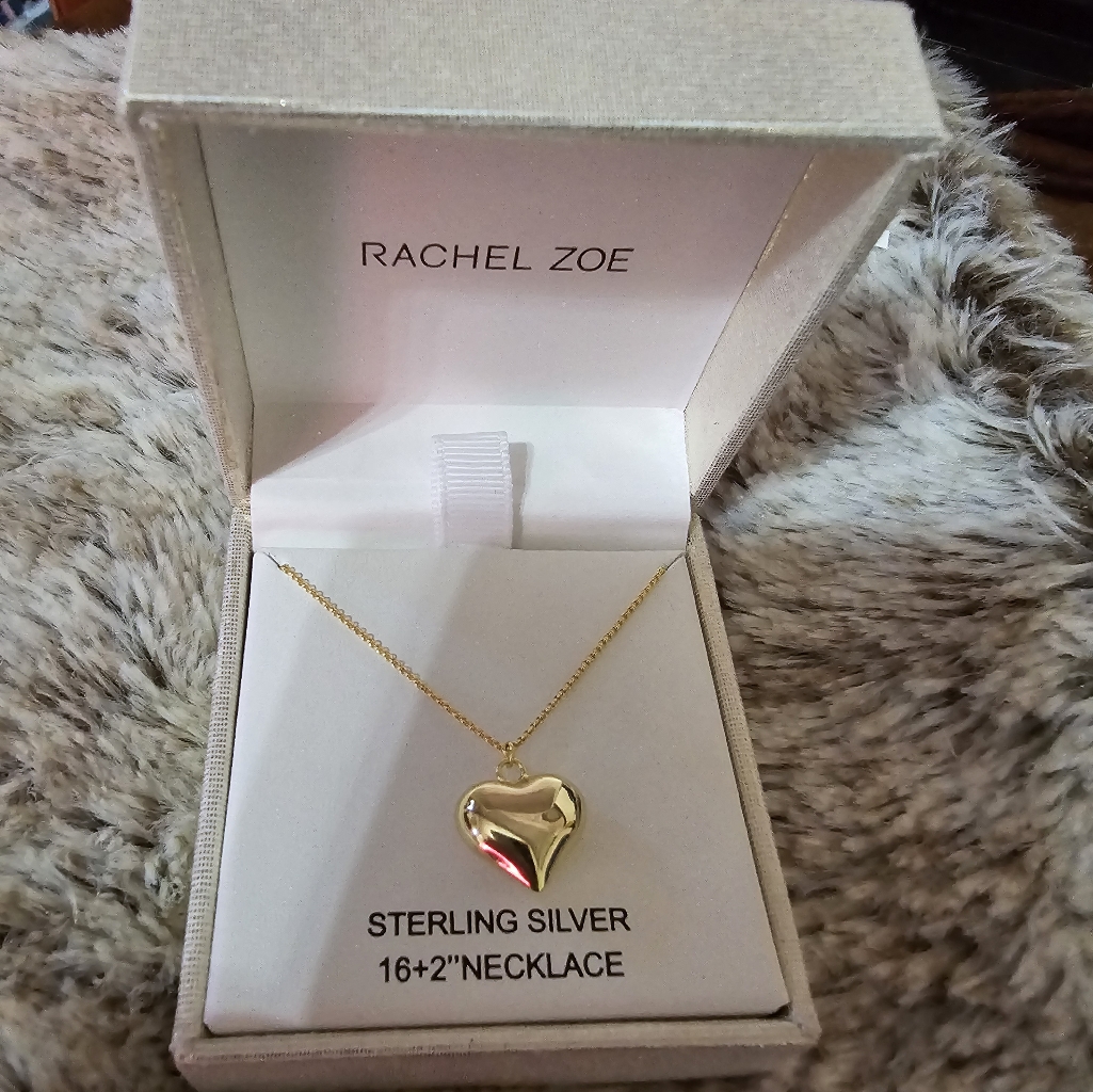 Rachel Zoe Solid Heart Necklace 32$